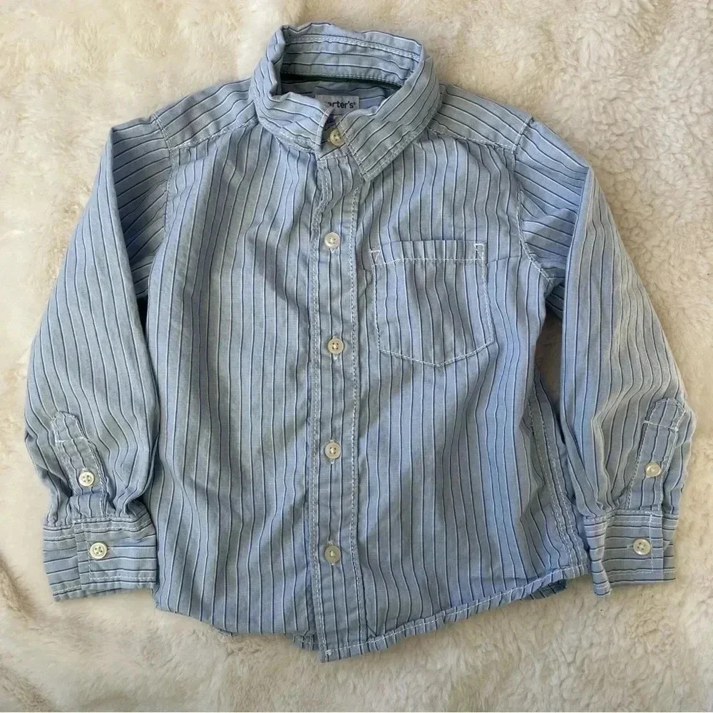 Carter’s 2T striped‎ button down dress shirt​